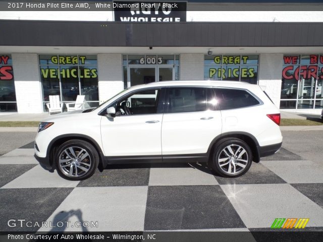 2017 Honda Pilot Elite AWD in White Diamond Pearl