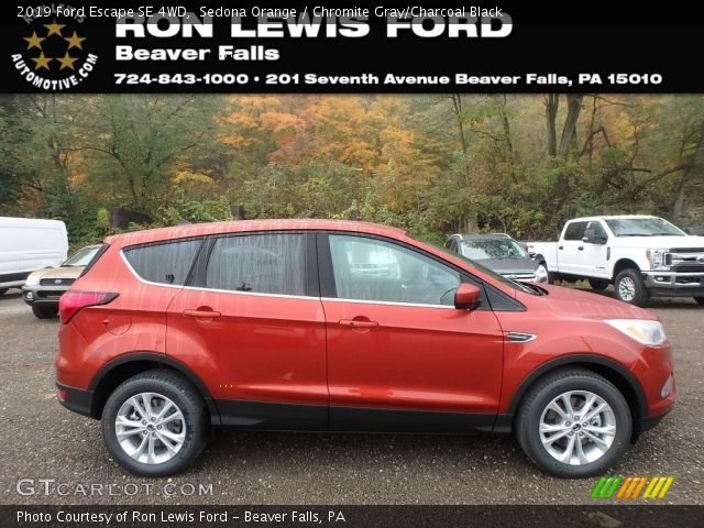 2019 Ford Escape SE 4WD in Sedona Orange