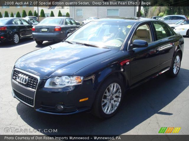 2008 Audi A4 2.0T Special Edition quattro Sedan in Deep Sea Blue Pearl Effect