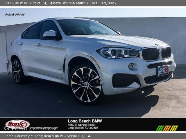 2019 BMW X6 xDrive35i in Mineral White Metallic