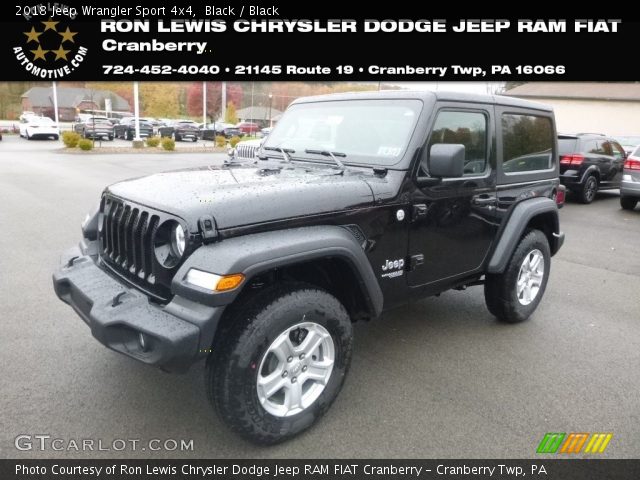 2018 Jeep Wrangler Sport 4x4 in Black