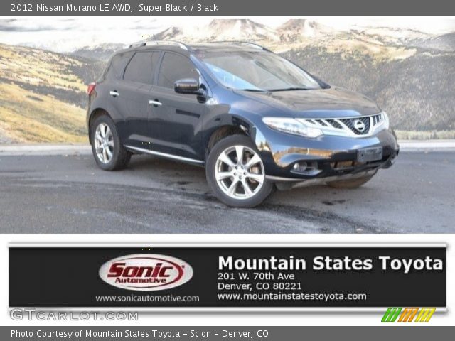 2012 Nissan Murano LE AWD in Super Black