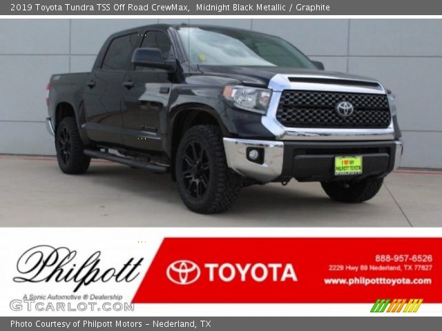 2019 Toyota Tundra TSS Off Road CrewMax in Midnight Black Metallic