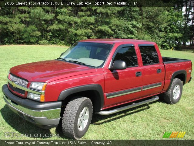 2005 Chevrolet Silverado 1500 LT Crew Cab 4x4 in Sport Red Metallic