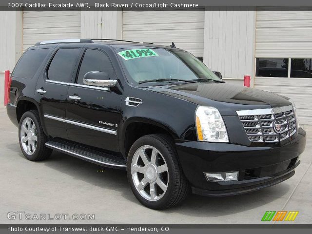 2007 Cadillac Escalade AWD in Black Raven