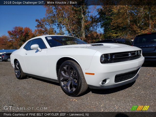 2018 Dodge Challenger SXT in White Knuckle