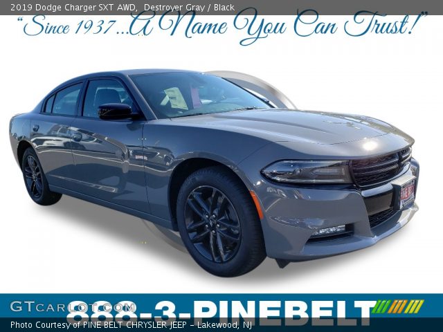 2019 Dodge Charger SXT AWD in Destroyer Gray