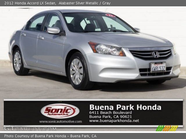 2012 Honda Accord LX Sedan in Alabaster Silver Metallic