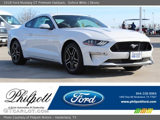 2018 Ford Mustang GT Premium Fastback in Oxford White
