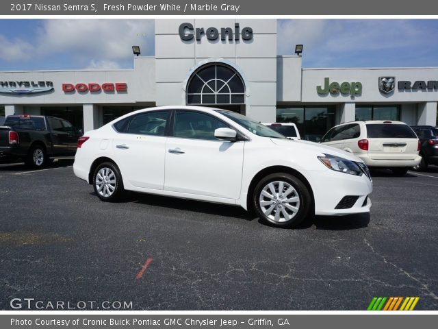 2017 Nissan Sentra S in Fresh Powder White