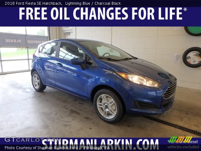 2018 Ford Fiesta SE Hatchback in Lightning Blue