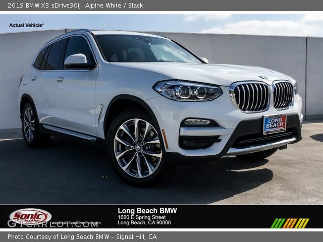 2019 BMW X3 sDrive30i in Alpine White