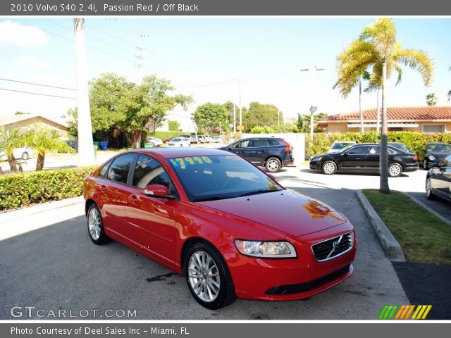 2010 Volvo S40 2.4i in Passion Red