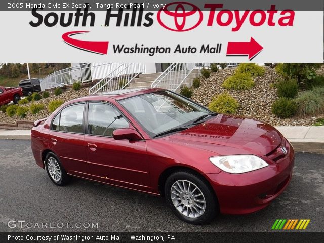 2005 Honda Civic EX Sedan in Tango Red Pearl