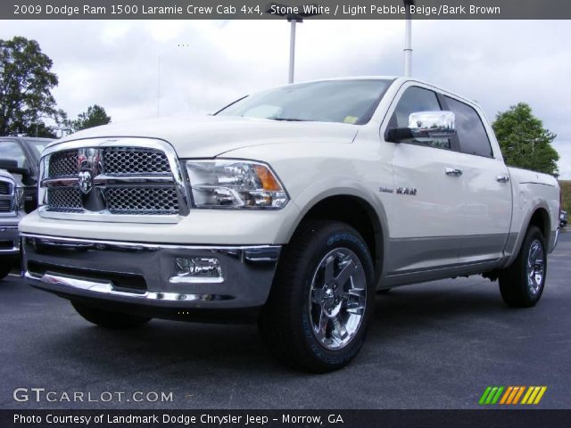 2009 Dodge Ram 1500 Laramie Crew Cab 4x4 in Stone White