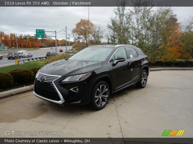 2019 Lexus RX 350 AWD in Obsidian