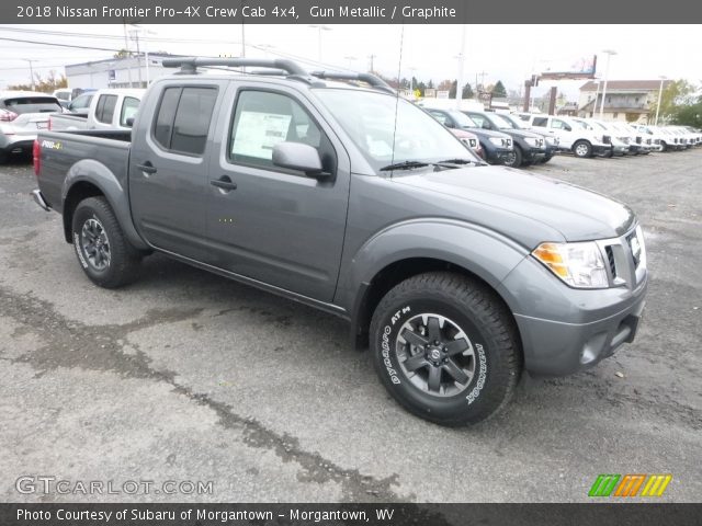 2018 Nissan Frontier Pro-4X Crew Cab 4x4 in Gun Metallic