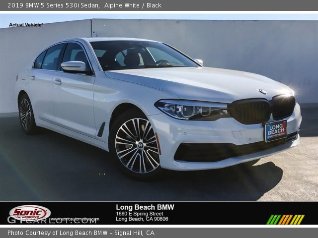 2019 BMW 5 Series 530i Sedan in Alpine White