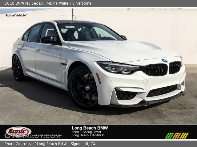 2018 BMW M3 Sedan in Alpine White