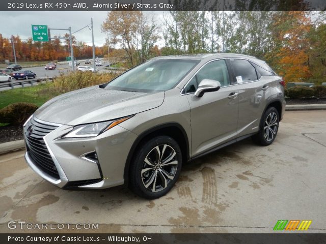 2019 Lexus RX 450h AWD in Atomic Silver