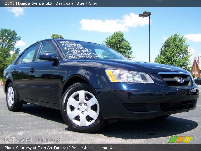 2008 Hyundai Sonata GLS in Deepwater Blue
