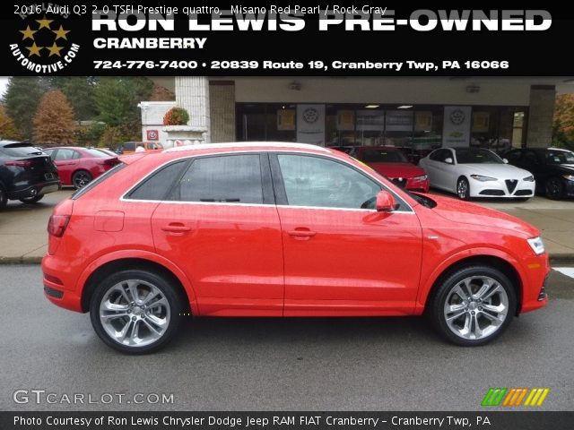 2016 Audi Q3 2.0 TSFI Prestige quattro in Misano Red Pearl