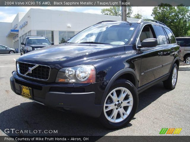 2004 Volvo XC90 T6 AWD in Black Sapphire Metallic