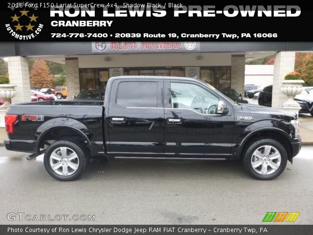2018 Ford F150 Lariat SuperCrew 4x4 in Shadow Black