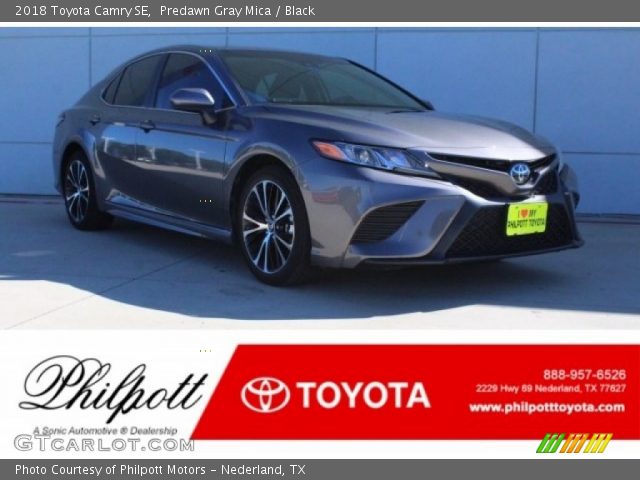 2018 Toyota Camry SE in Predawn Gray Mica