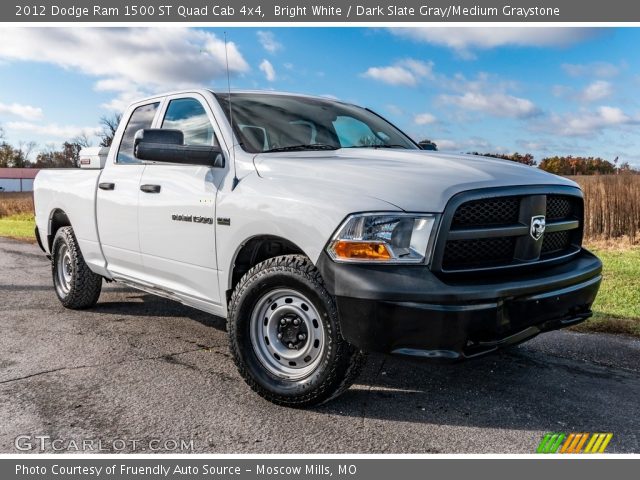 2012 Dodge Ram 1500 ST Quad Cab 4x4 in Bright White