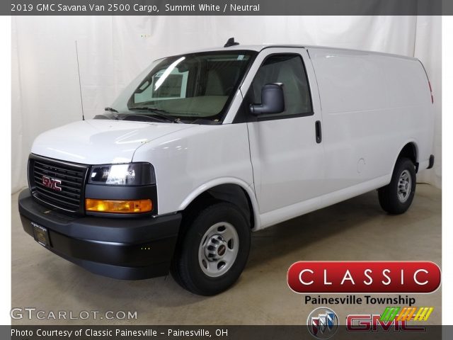 2019 GMC Savana Van 2500 Cargo in Summit White