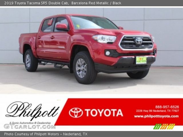 2019 Toyota Tacoma SR5 Double Cab in Barcelona Red Metallic