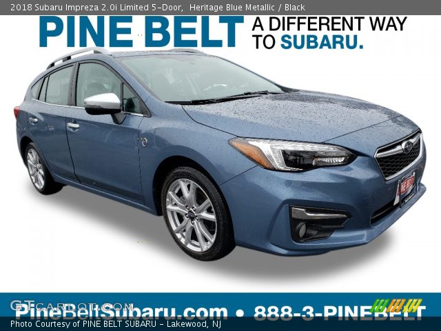 2018 Subaru Impreza 2.0i Limited 5-Door in Heritage Blue Metallic