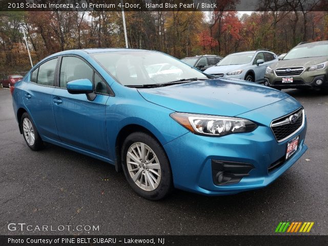 2018 Subaru Impreza 2.0i Premium 4-Door in Island Blue Pearl