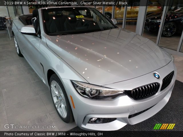 2019 BMW 4 Series 430i xDrive Convertible in Glacier Silver Metallic