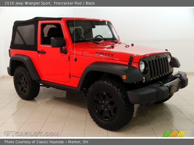 2016 Jeep Wrangler Sport in Firecracker Red