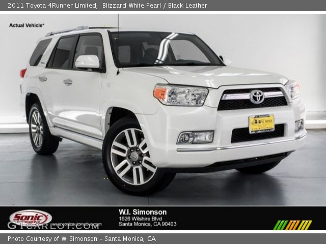 2011 Toyota 4Runner Limited in Blizzard White Pearl