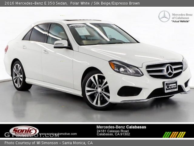 2016 Mercedes-Benz E 350 Sedan in Polar White
