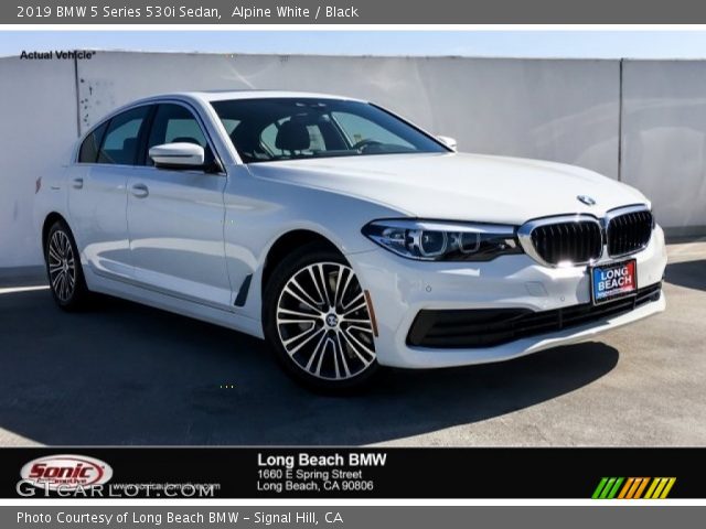 2019 BMW 5 Series 530i Sedan in Alpine White
