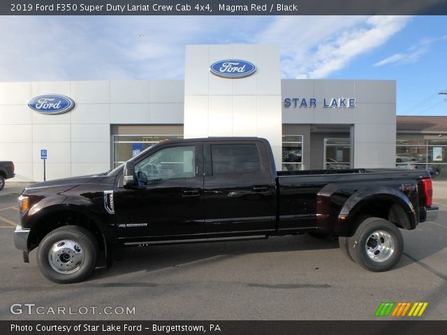 2019 Ford F350 Super Duty Lariat Crew Cab 4x4 in Magma Red