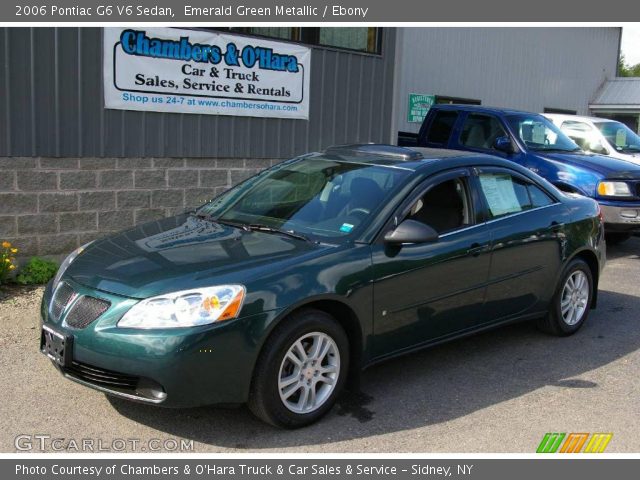 2006 Pontiac G6 V6 Sedan in Emerald Green Metallic