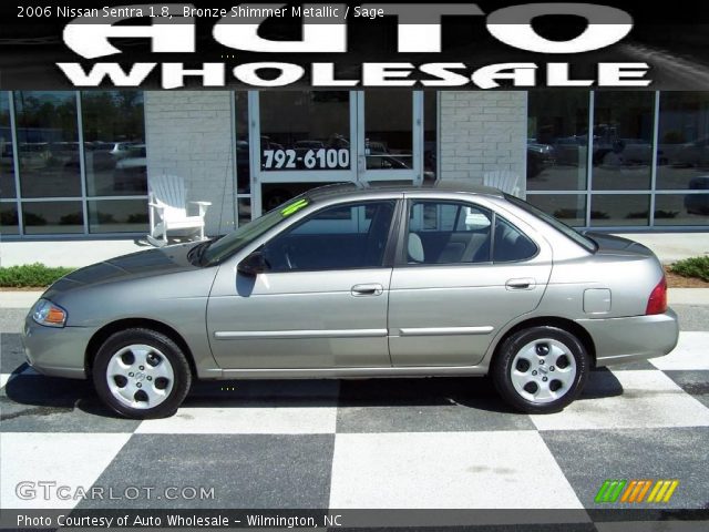 2006 Nissan Sentra 1.8 in Bronze Shimmer Metallic
