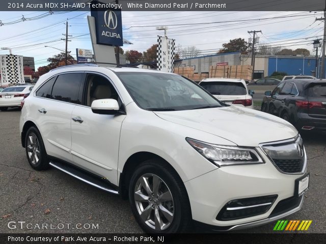 2014 Acura MDX SH-AWD Technology in White Diamond Pearl