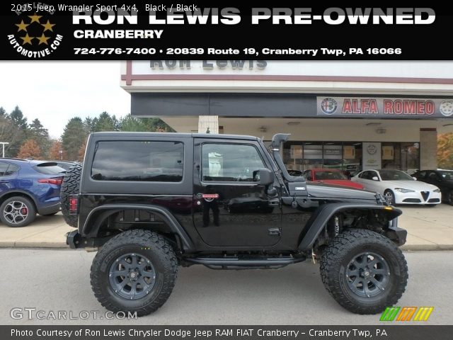 2015 Jeep Wrangler Sport 4x4 in Black