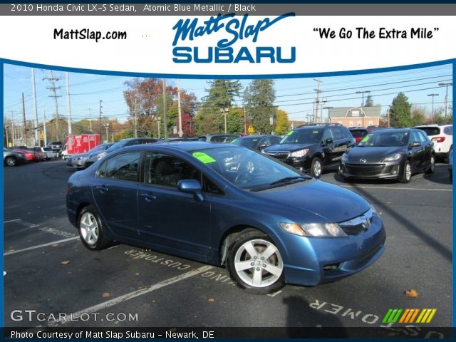 2010 Honda Civic LX-S Sedan in Atomic Blue Metallic