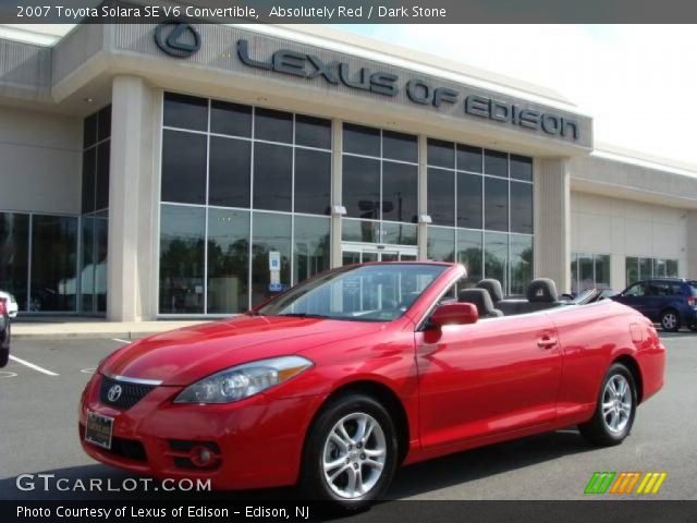 2007 Toyota Solara SE V6 Convertible in Absolutely Red