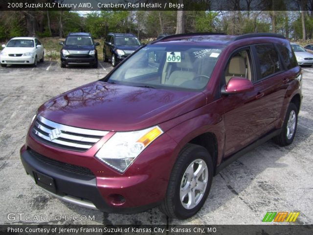 2008 Suzuki XL7 Luxury AWD in Cranberry Red Metallic