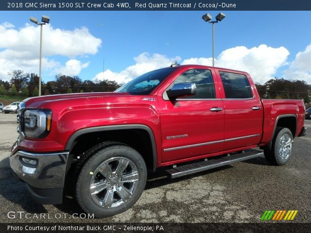 2018 GMC Sierra 1500 SLT Crew Cab 4WD in Red Quartz Tintcoat