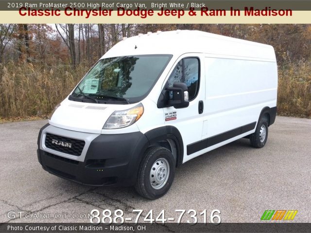 2019 Ram ProMaster 2500 High Roof Cargo Van in Bright White