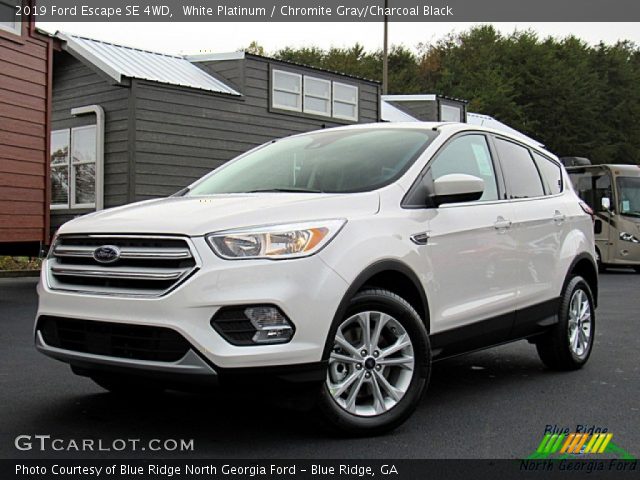 2019 Ford Escape SE 4WD in White Platinum